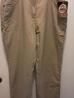 Woolrich Women's Straight-Leg Fleece Lined Jeans in Tan